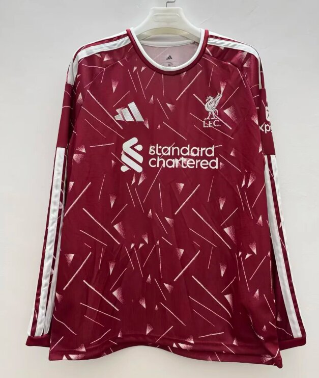 AAA Quality Liverpool 26/27 Home Long Soccer Jersey